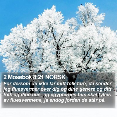 2 Mosebok 8:21 NORSK Bible Verse Image
