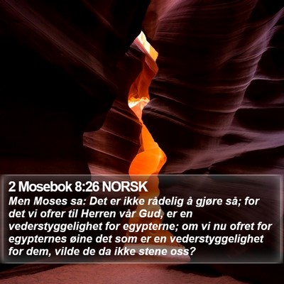 2 Mosebok 8:26 NORSK Bible Verse Image