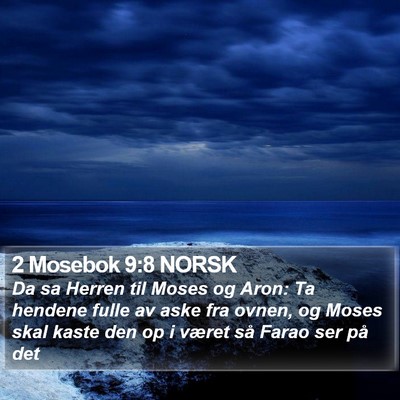 2 Mosebok 9:8 NORSK Bible Verse Image