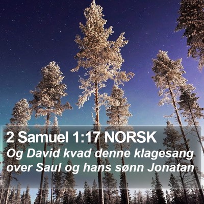 2 Samuel 1:17 NORSK Bible Verse Image