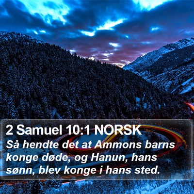 2 Samuel 10:1 NORSK Bible Verse Image