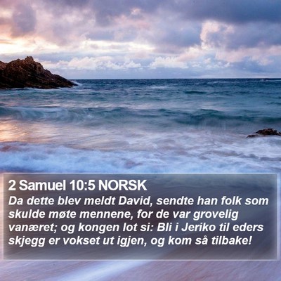 2 Samuel 10:5 NORSK Bible Verse Image