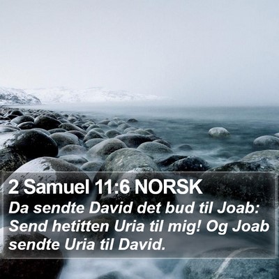2 Samuel 11:6 NORSK Bible Verse Image