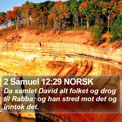 2 Samuel 12:29 NORSK Bible Verse Image