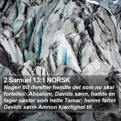 2 Samuel 13:1 NORSK Bible Verse Image