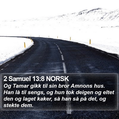 2 Samuel 13:8 NORSK Bible Verse Image