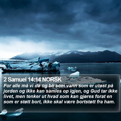 2 Samuel 14:14 NORSK Bible Verse Image