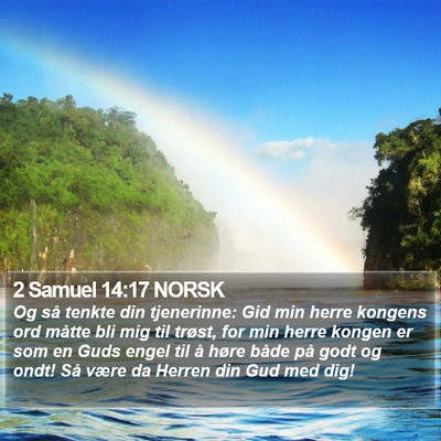 2 Samuel 14:17 NORSK Bible Verse Image