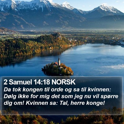 2 Samuel 14:18 NORSK Bible Verse Image