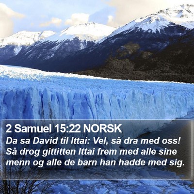 2 Samuel 15:22 NORSK Bible Verse Image