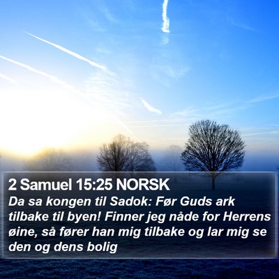 2 Samuel 15:25 NORSK Bible Verse Image