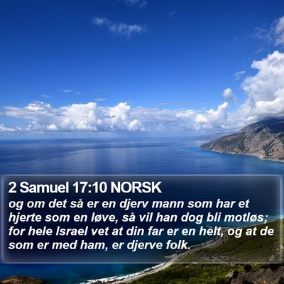 2 Samuel 17:10 NORSK Bible Verse Image