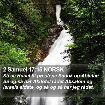 2 Samuel 17:15 NORSK Bible Verse Image