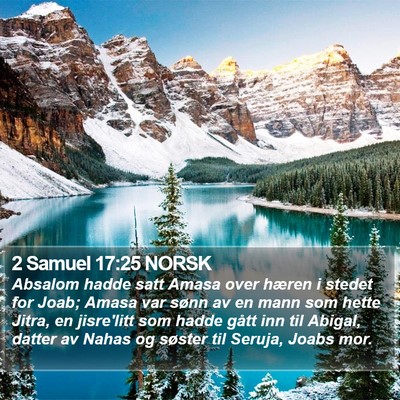 2 Samuel 17:25 NORSK Bible Verse Image