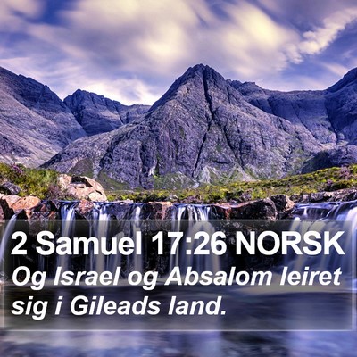 2 Samuel 17:26 NORSK Bible Verse Image