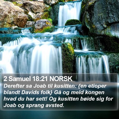 2 Samuel 18:21 NORSK Bible Verse Image