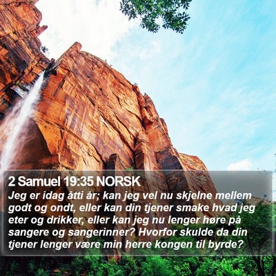 2 Samuel 19:35 NORSK Bible Verse Image