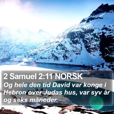2 Samuel 2:11 NORSK Bible Verse Image