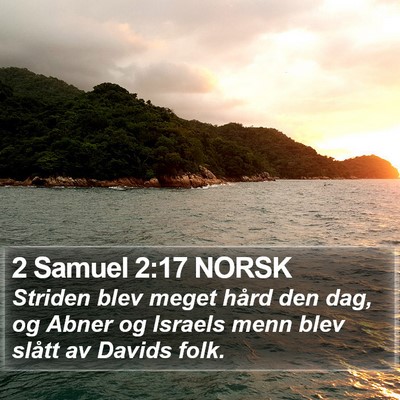2 Samuel 2:17 NORSK Bible Verse Image