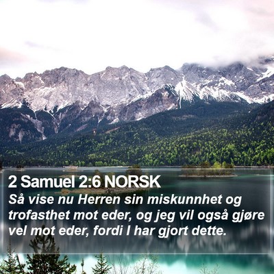 2 Samuel 2:6 NORSK Bible Verse Image