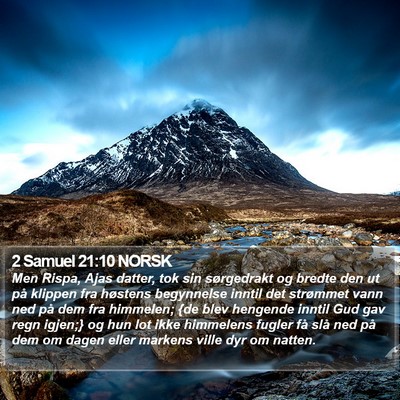 2 Samuel 21:10 NORSK Bible Verse Image
