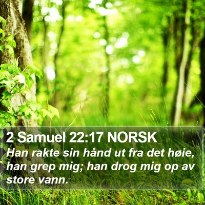2 Samuel 22:17 NORSK Bible Verse Image