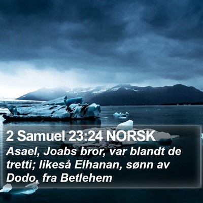 2 Samuel 23:24 NORSK Bible Verse Image