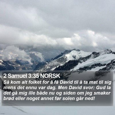 2 Samuel 3:35 NORSK Bible Verse Image