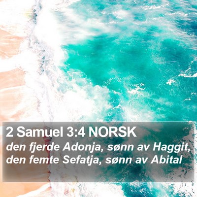 2 Samuel 3:4 NORSK Bible Verse Image