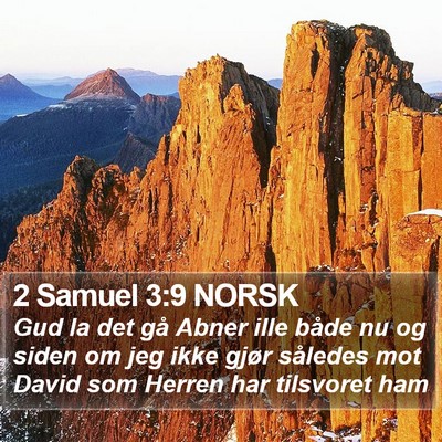 2 Samuel 3:9 NORSK Bible Verse Image