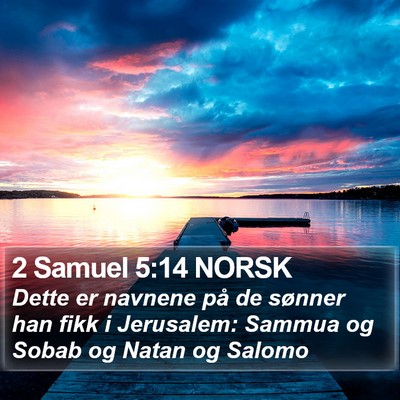 2 Samuel 5:14 NORSK Bible Verse Image