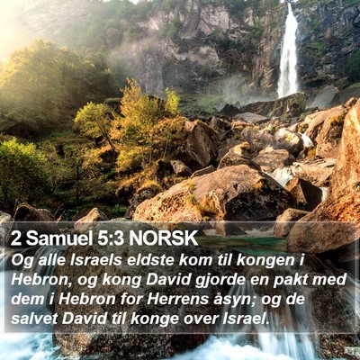 2 Samuel 5:3 NORSK Bible Verse Image
