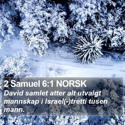 2 Samuel 6:1 NORSK Bible Verse Image
