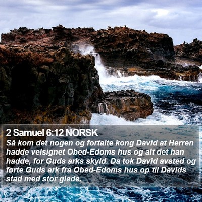 2 Samuel 6:12 NORSK Bible Verse Image