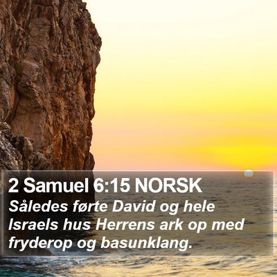 2 Samuel 6:15 NORSK Bible Verse Image
