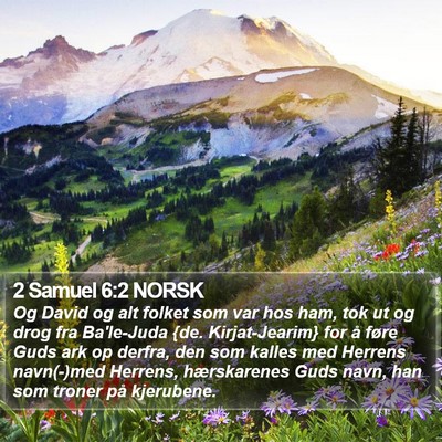 2 Samuel 6:2 NORSK Bible Verse Image