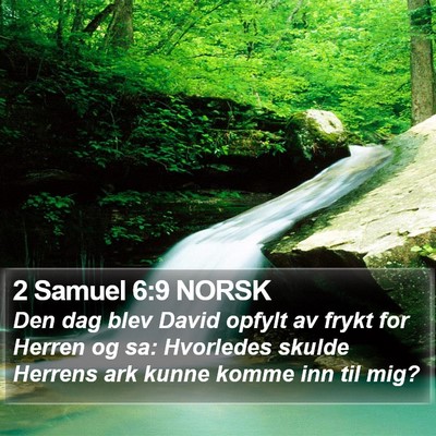 2 Samuel 6:9 NORSK Bible Verse Image