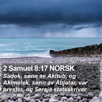 2 Samuel 8:17 NORSK Bible Verse Image