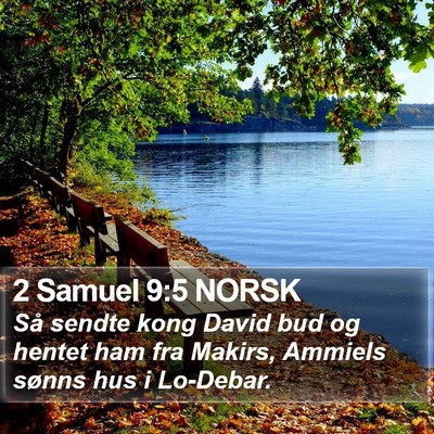 2 Samuel 9:5 NORSK Bible Verse Image