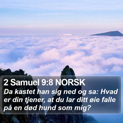 2 Samuel 9:8 NORSK Bible Verse Image