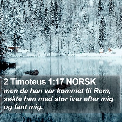 2 Timoteus 1:17 NORSK Bible Verse Image