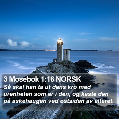 3 Mosebok 1:16 NORSK Bible Verse Image