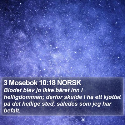 3 Mosebok 10:18 NORSK Bible Verse Image
