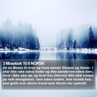 3 Mosebok 10:6 NORSK Bible Verse Image