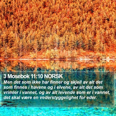 3 Mosebok 11:10 NORSK Bible Verse Image