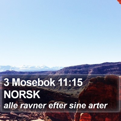 3 Mosebok 11:15 NORSK Bible Verse Image