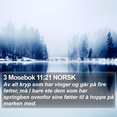 3 Mosebok 11:21 NORSK Bible Verse Image