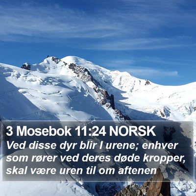 3 Mosebok 11:24 NORSK Bible Verse Image