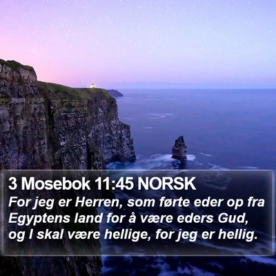 3 Mosebok 11:45 NORSK Bible Verse Image