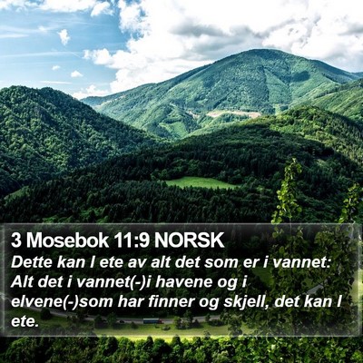 3 Mosebok 11:9 NORSK Bible Verse Image